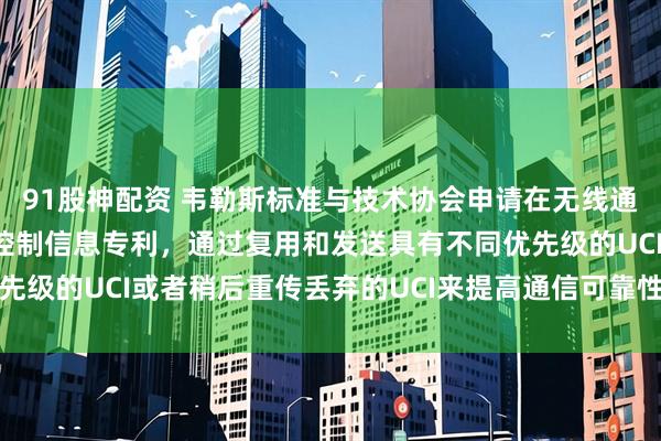 91股神配资 韦勒斯标准与技术协会申请在无线通信系统中发送上行链路控制信息专利,通过复用和发送具有不同优先级的UCI或者稍后重传丢弃的UCI来提高通信可靠性_显示_说明书